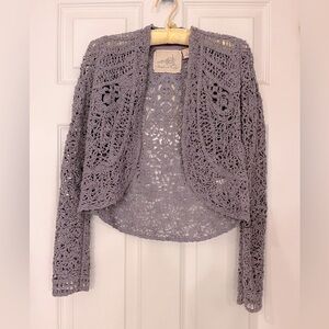 Gorgeous crochet cardigan from Anthropology